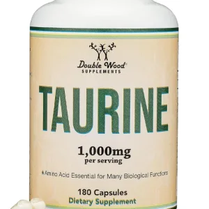 Taurine Supplement 1000mg Per Serving - 180 Capsules